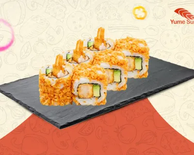 Crevette tempoura avocat